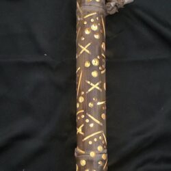 Rattlesnake Amber Table Topper